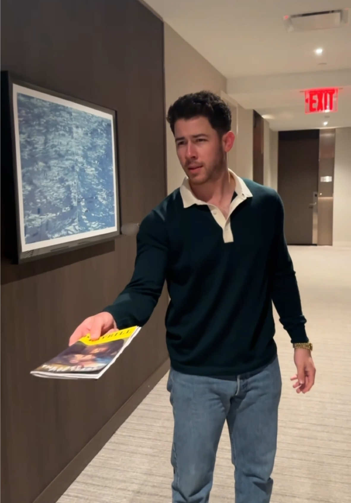 A post by @jonasbrothers on TikTok caption: Did he just….