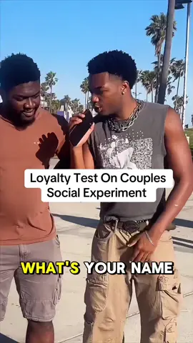 A post by @kingcarlx on TikTok caption: Do you think she is hiding something? #loyaltytest #funny #socialexperiment #public #tiktokpartner 