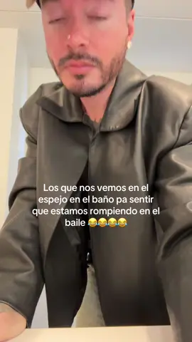 A post by @jbalvin on TikTok caption: Rompinel en el espejo con KLK 😂😂😂😂😂