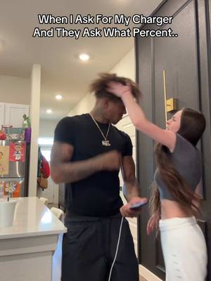 A post by @makayla.domagalski1 on TikTok caption: It don’t matter what my phone at it’s my charger🤦🏻‍♀️😂 #fyp #funny #love #relatable #cute #relationship #fun #trending #happy #viral #reality 