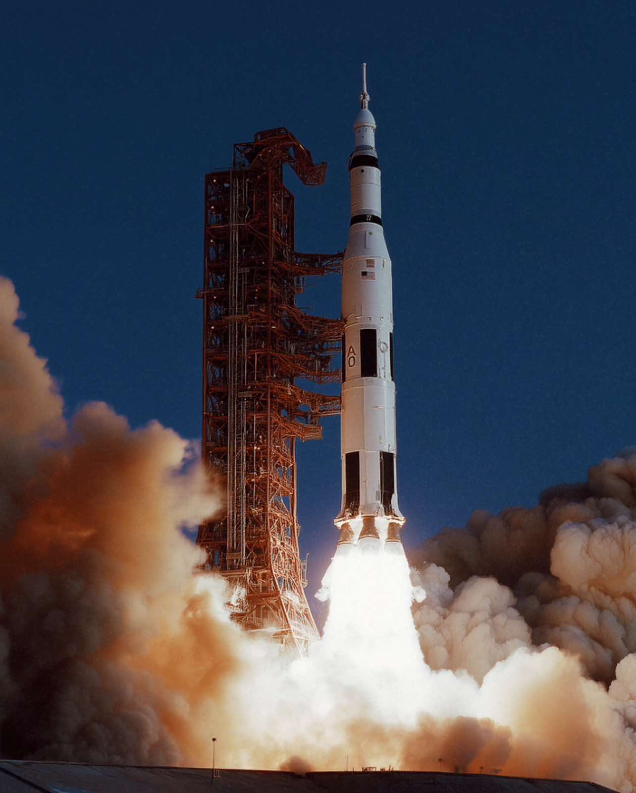 A post by @liminaldestinations on TikTok caption: Recreation of the Apollo 11 space launch 🚀 [AI] Apollo 11 was a spaceflight conducted from July 16 to 24, 1969, by the United States and launched by NASA. It marked the first time that humans landed on the Moon. Commander Neil Armstrong and Lunar Module pilot Buzz Aldrin landed the Lunar Module Eagle on July 20, 1969, at 20:17 UTC, and Armstrong became the first person to step onto the Moon’s surface six hours and 39 minutes later, on July 21 at 02:56 UTC. Aldrin joined him 19 minutes later, and they spent about two and a quarter hours together exploring the site they had named Tranquility Base upon landing. Armstrong and Aldrin collected 47.5 pounds (21.5 kg) of lunar material to bring back to Earth as pilot Michael Collins flew the Command Module Columbia in lunar orbit, and were on the Moon’s surface for 21 hours, 36 minutes, before lifting off to rejoin Columbia.  #1969 #apollo11 #nasa #space #spaceship #astronaut #spaceflight #spaceage #ai 