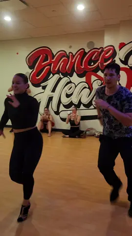A post by @ritmoconson on TikTok caption: Thank you @jorgemelovzla and @thecasinostars for the video and great class. Check their weekly classes at @houstondancecenter  dancing with me is nazareth1911 follow her great dancers.