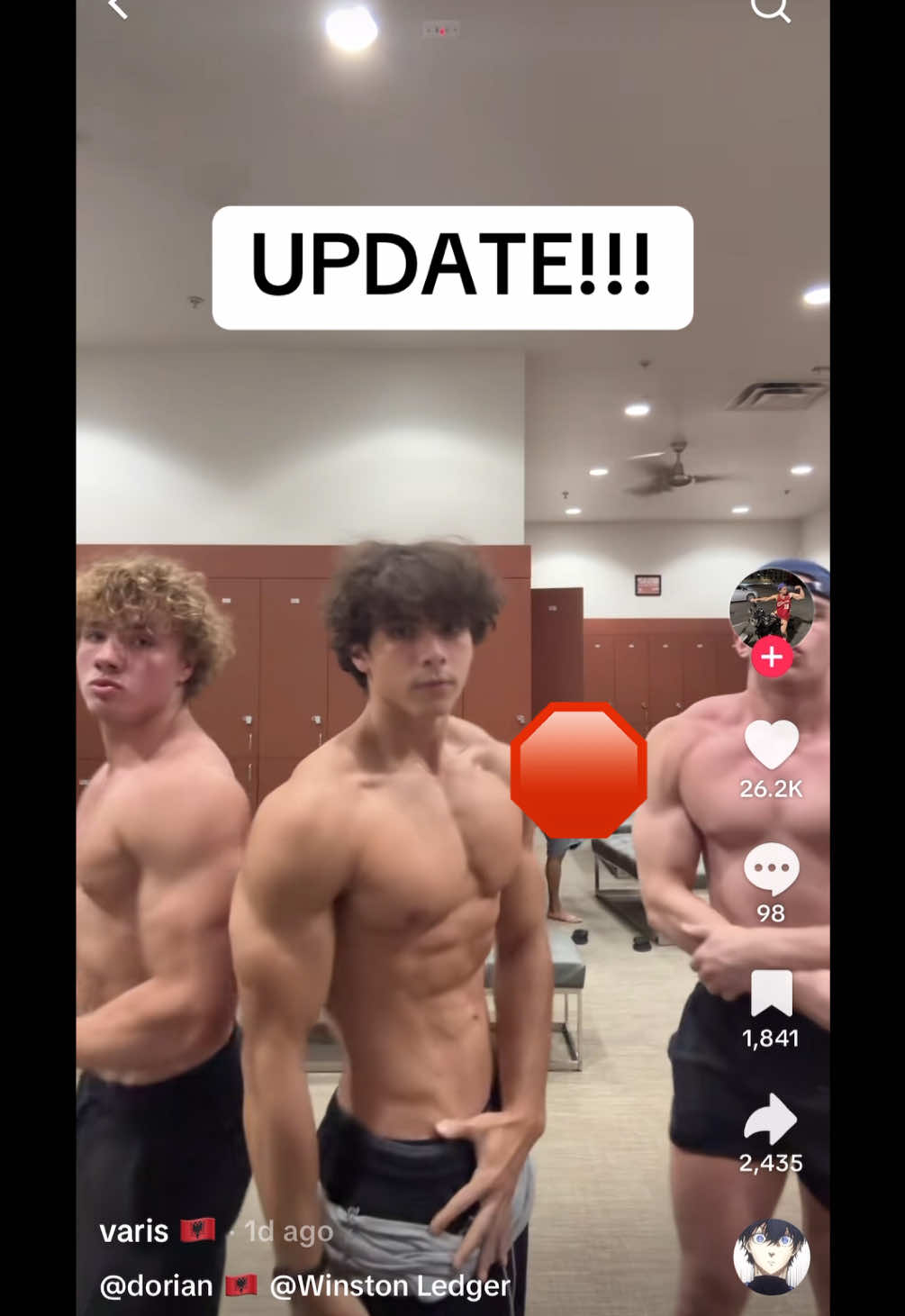 A post by @thejoeyswoll on TikTok caption: UPDATE* They have been banned from the gym! #gymtok #gym #fyp