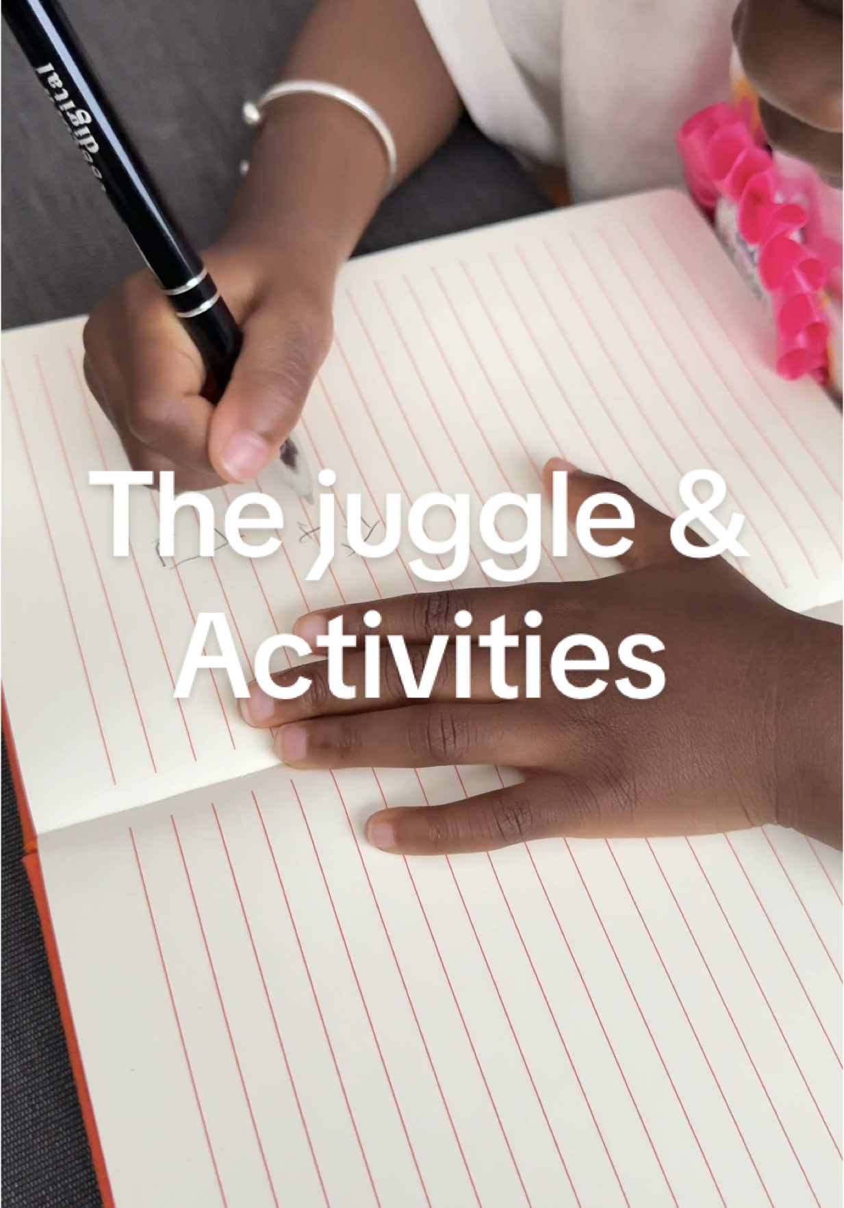 A post by @lolaandnifemi on TikTok caption: It’s taken a long while but I wrote a book on STEM-based activities that get us through the days with minimal screen time. I’ll share more of the set up and activities, as well as the science behind them. Bink in lio 😅 #CapCut #lolaandnifemi #stem #thingstodowithkids 
