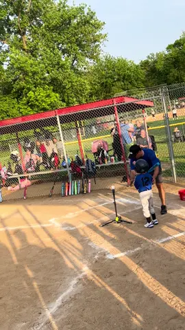 A post by @meg121687 on TikTok caption: It’s TBall game time, my lil guy smacked it out there! #tball #baseballmom #feelslikesummer 