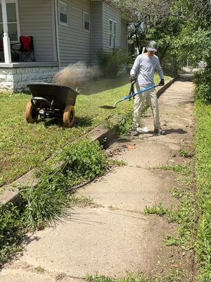 A post by @sbmowing on TikTok caption: The KIDS just wanted to PLAY but the yard was in their way #mowing #edging #cleanup #asmr #satisfying #sbmowing #cleaning #overgrownyard #fyp #fypシ #viral #viralvideo #transformation #overgrown #maruyama #badboymowers #muckboots