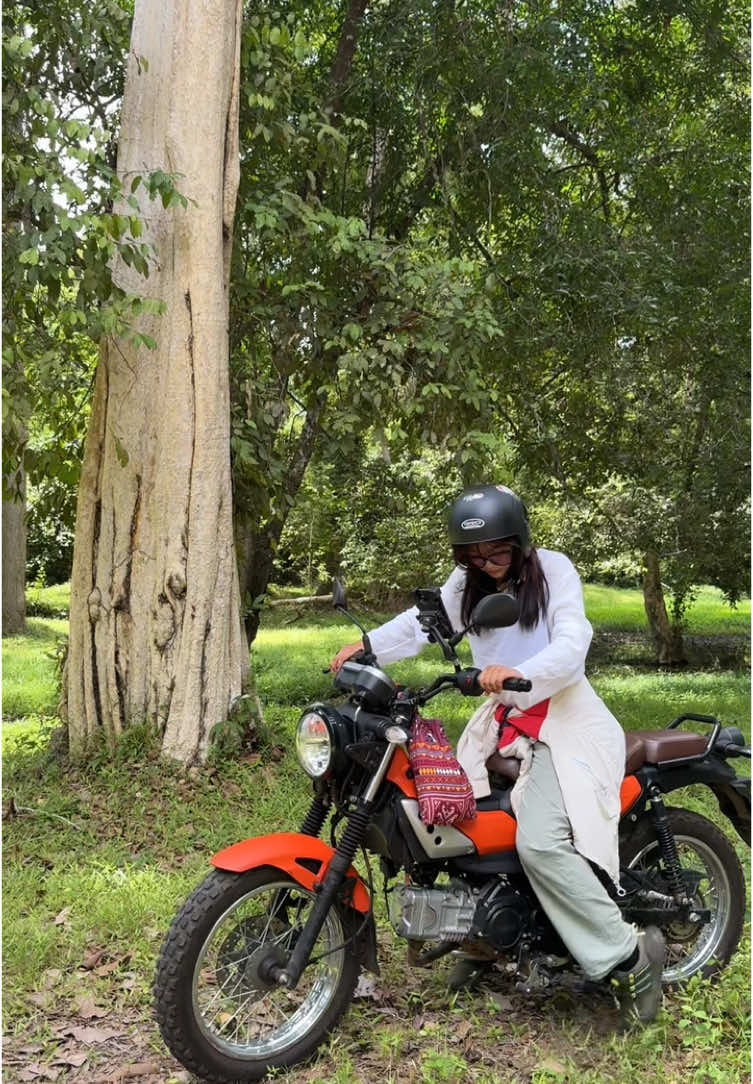 A post by @chech.zy on TikTok caption: In love with the Yamaha PG1  #yamaha #PG1 #khmertok #siemreap #angkor 