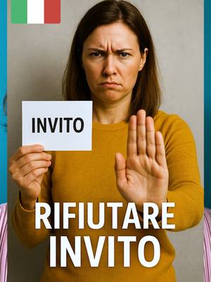 A post by @italiano_online_colibri on TikTok caption: 🙅‍♀️ COME RIFIUTARE UN INVITO – IN ITALIANO 🇮🇹 Dire “no” in modo gentile è importante, soprattutto in italiano! Sai quali espressioni usare per rifiutare un invito con cortesia? 🎯 Ti proponiamo alcune frasi utili: – Mi piacerebbe, ma purtroppo non posso. – Grazie, ma ho già un impegno. – Magari un’altra volta! 💬 E tu, come rifiuti un invito in italiano? Scrivilo nei commenti! 📩 Per info e corsi: 📧 corsi.colibri@gmail.com 👉 linktr.ee/colibricorsidilinguaitaliana #italianoB1 #linguaitaliana #parlareitaliano #italianoperstranieri #rifiutareuninvito #espressioniitaliane #colibricorsiitaliano #imparareitaliano #studiaitaliano #educazioneinitaliano rifiutare un invito, espressioni gentili, italiano per stranieri, italiano pratico, lingua italiana, conversazione italiana, frasi italiane, vocabolario italiano, comunicazione in italiano, corso italiano online, livello B1, esercizi di conversazione, educazione formale, parlare con cortesia, esame di italiano, esercizio orale, italiano quotidiano, italiano utile, studio italiano, colibrì corsi