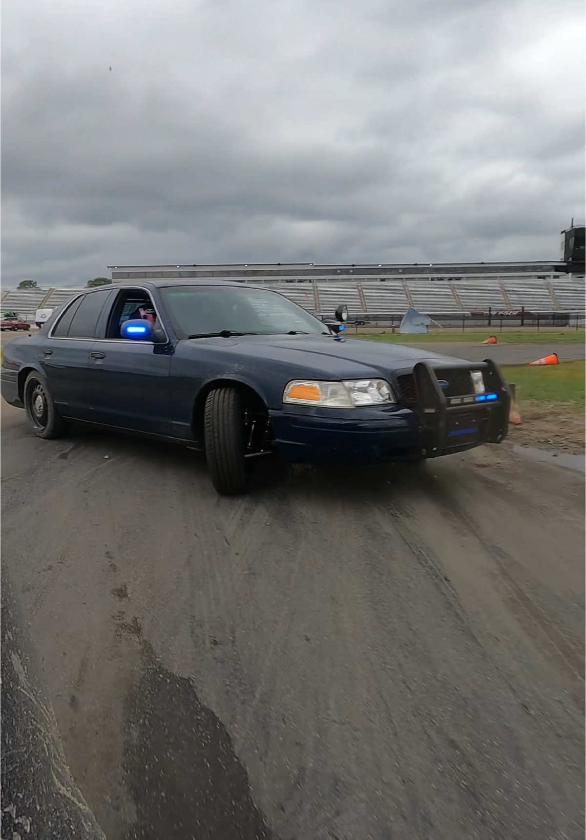 A post by @ on TikTok caption: Criminal tried to drift away. Not in my town!