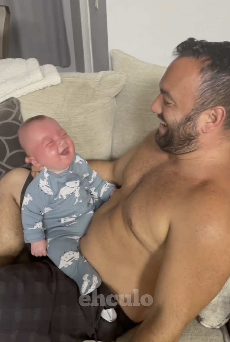 A post by @ehculo on TikTok caption: Part 1 | 🤣 Baby laughing 🤣 | funny baby content  #funnybaby #babylaugh #cutebabies #babymoments #babyvideos #foryou #fypシ #laughoutloud #babylol #relatable #toddlersoftiktok 