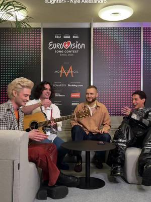 A post by @ballessandro on TikTok caption: Small session with @Ziferblat #eurovision#kylealessandro #lighter #norway #basel 