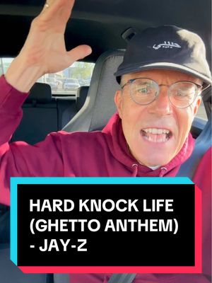 A post by @uwebaltner on TikTok caption: HARD KNOCK LIFE (GHETTO ANTHEM) - JAY-Z #hardknocklife #jayz #carakaroke #singingincar Rise above the odds, own your story and never fold under pressure. 🥶❤️