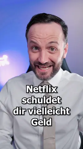 A post by @herranwalt on TikTok caption: Netflix schuldet dir vielleicht Geld. Netflix Preiserhöhungen unwirksam. #1minutejura #nachrichten #lernenmittiktok 