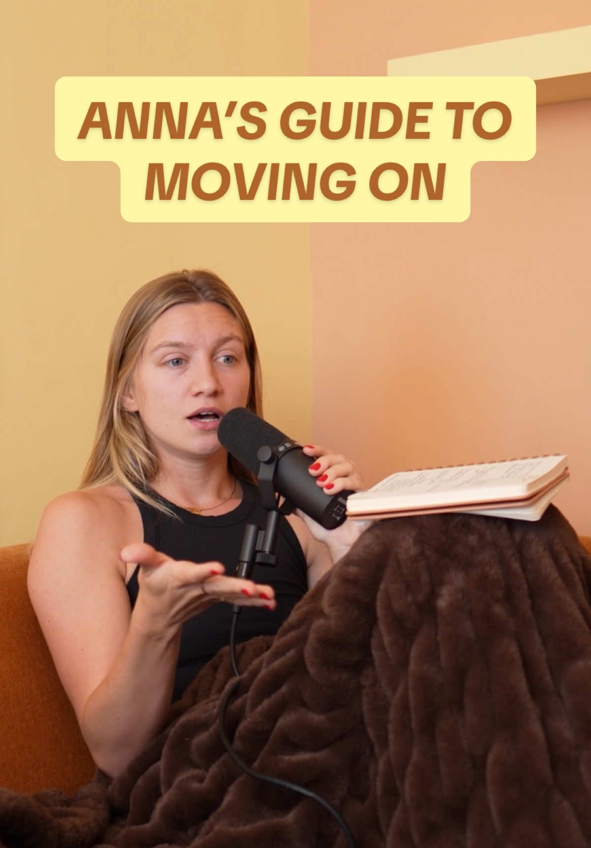 A post by @theannaguide on TikTok caption: Anna’s Guide to Moving on is out now 💛 @anna x @Past Your Bedtime #movingon #relationship #breakup #friendship 