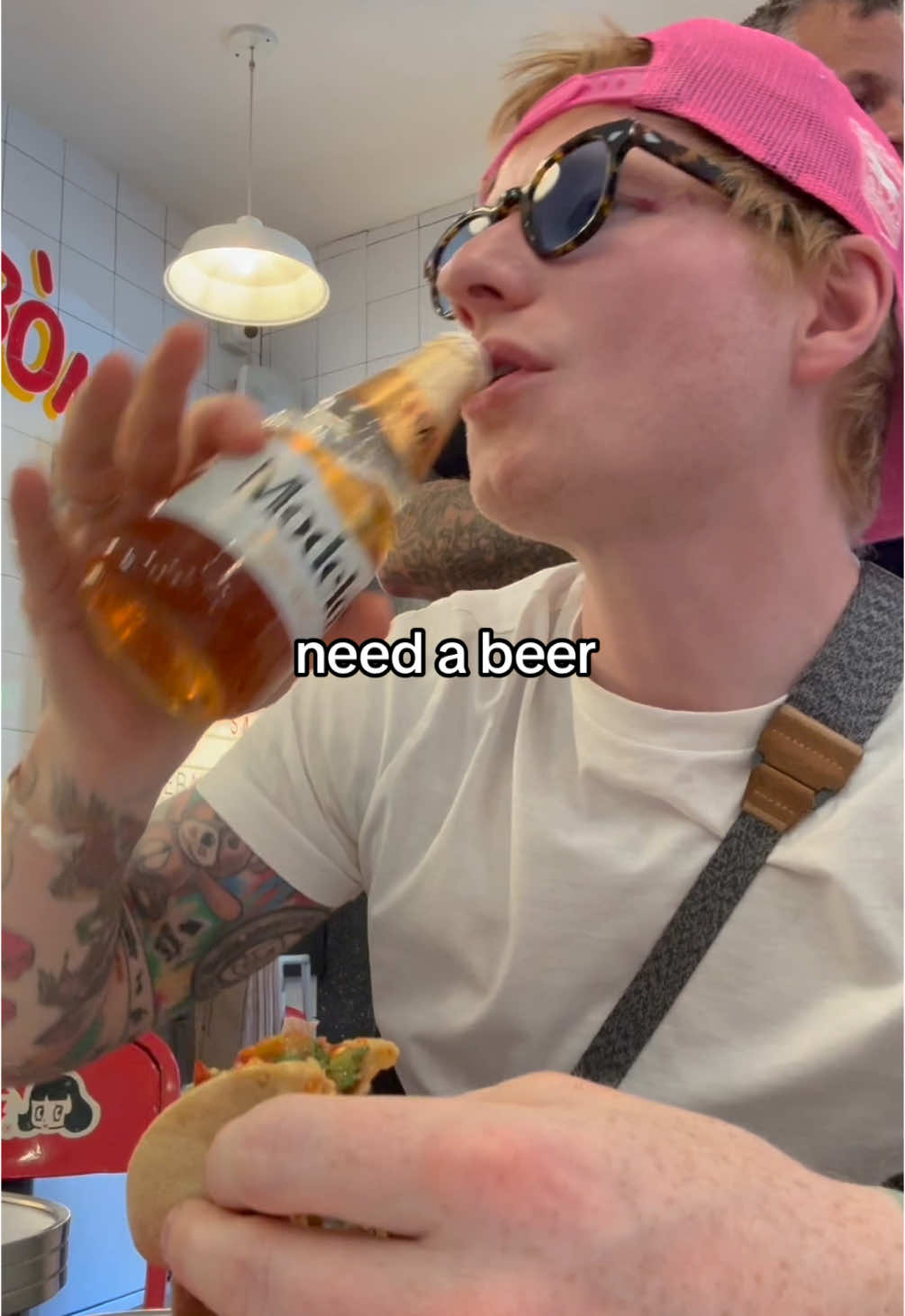 A post by @edsheeran on TikTok caption: Taco tour of Mexico City 
