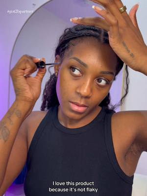 A post by @talithaajane on TikTok caption: #got2bpartner The first thing to go after a gym session? My edges! Luckily, @got2bUSA has got me covered! Click the link in my bio to shop for got2b Glued® Brow & Edge Gel at Walmart now! #got2b #ad