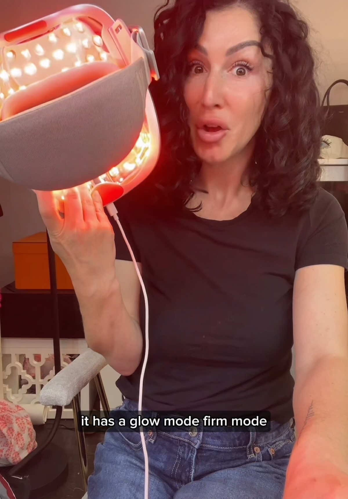A post by @cayleecresta on TikTok caption: Ulike ReGlow is my skin’s new BFF. LINK IN MY BIO FOR ULIKE & USE MY CODE CAYLEE TO GET A DISCOUNT #ULIKEREGLOW #REDLIGHTTHERAPY #LEDMASK