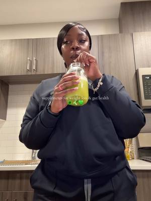 A post by @nursebrat on TikTok caption: And this is not a cheat code. These things should be taken in conjunction with clean eating in a caloric deficit!  My routine switches but these are my main products. I didn’t show my tea but if you’ve been watching my GRWM’s, I’m always drinking dandelion root tea and green tea with ACV & lemon on an empty stomach as well.  #nursebrat #blacknurse #nurselife #amirahali #nursebratlife #nursesoftiktok #travelnurse #travelnurselife #ernurse #ernurselife #nursetok #nursetiktok #blacknursesoftiktok #blacknursetiktok #registerednurse #blackgirltiktok #blackgirlluxury #supplements #morningroutine #weightloss #weightlossjouney #pcosweightloss 