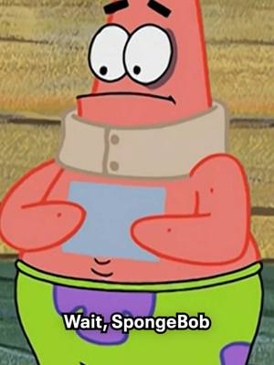 A post by @spongebob on TikTok caption: 0 days without quoting SpongeBob 