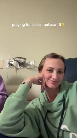A post by @sierra_stone98 on TikTok caption: (not so) happy petscan day!!! There’s no bad moods quite like the ones leading up to a petscan I will say! 🙂 #cancersucks🎗 #nonhodgkinslymphoma #fyp 