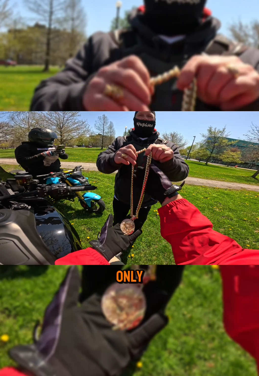 A post by @brian_636 on TikTok caption: Riding in Humboldt Park