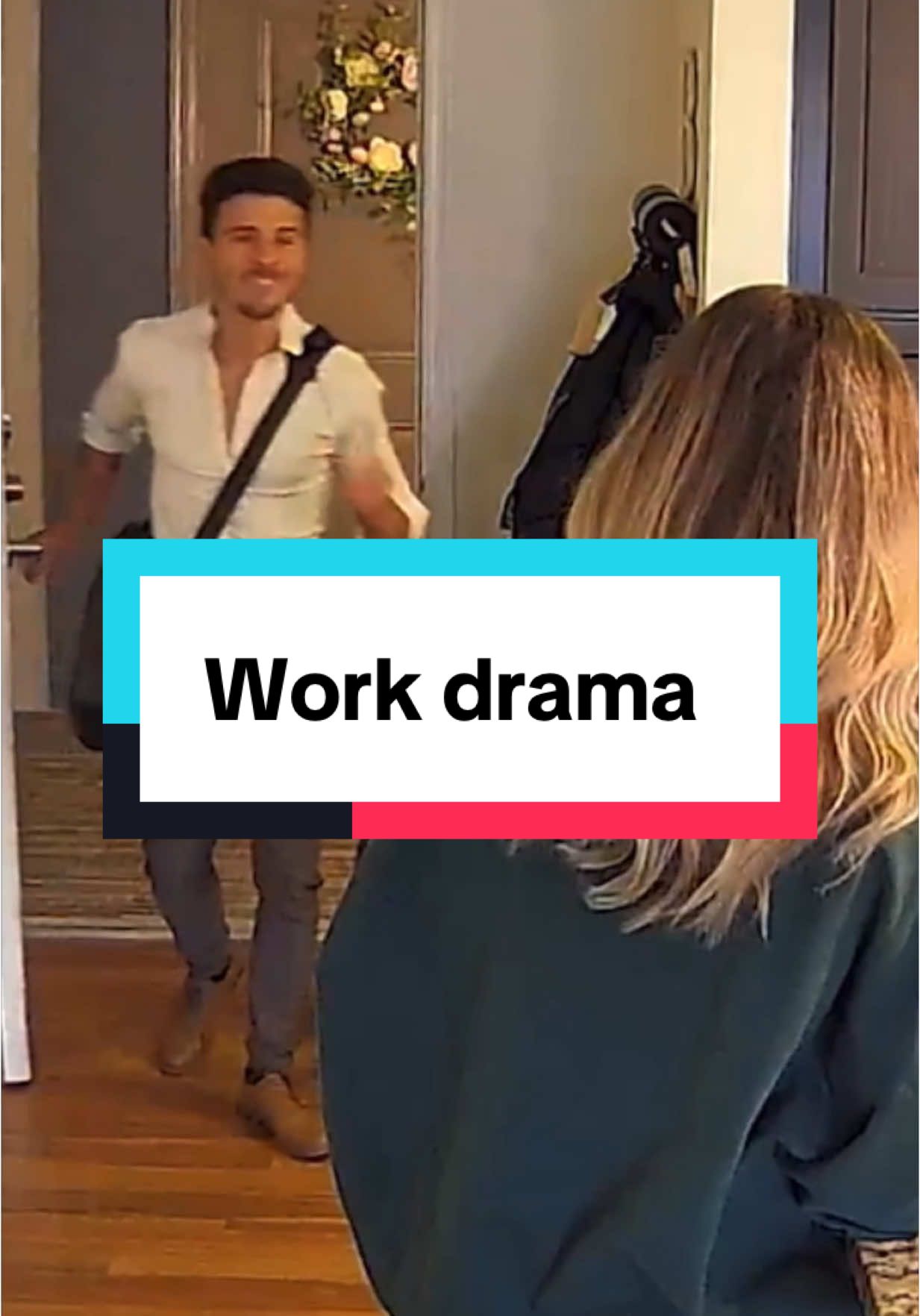 A post by @thebrandonrobert on TikTok caption: The plot twist is crazy 😭 #homecamera #drama #tea #worktea 