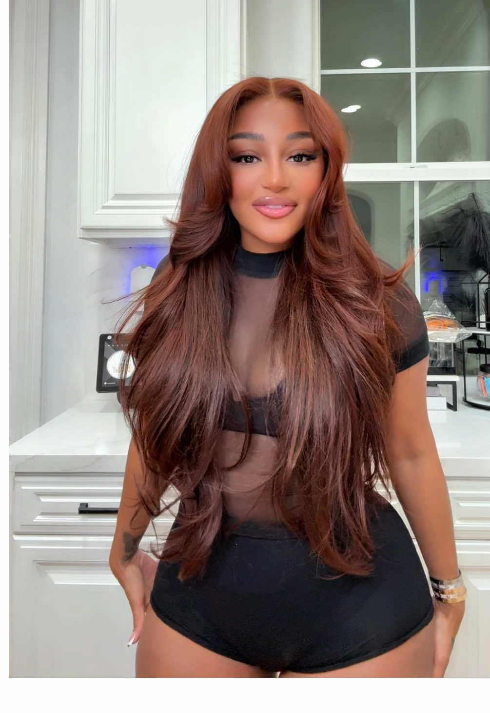 A post by @cookinwithjai on TikTok caption: Hey y’all @Body Envy Body Envy is back and I am too #fyp #haircolor #fypシ #hair 