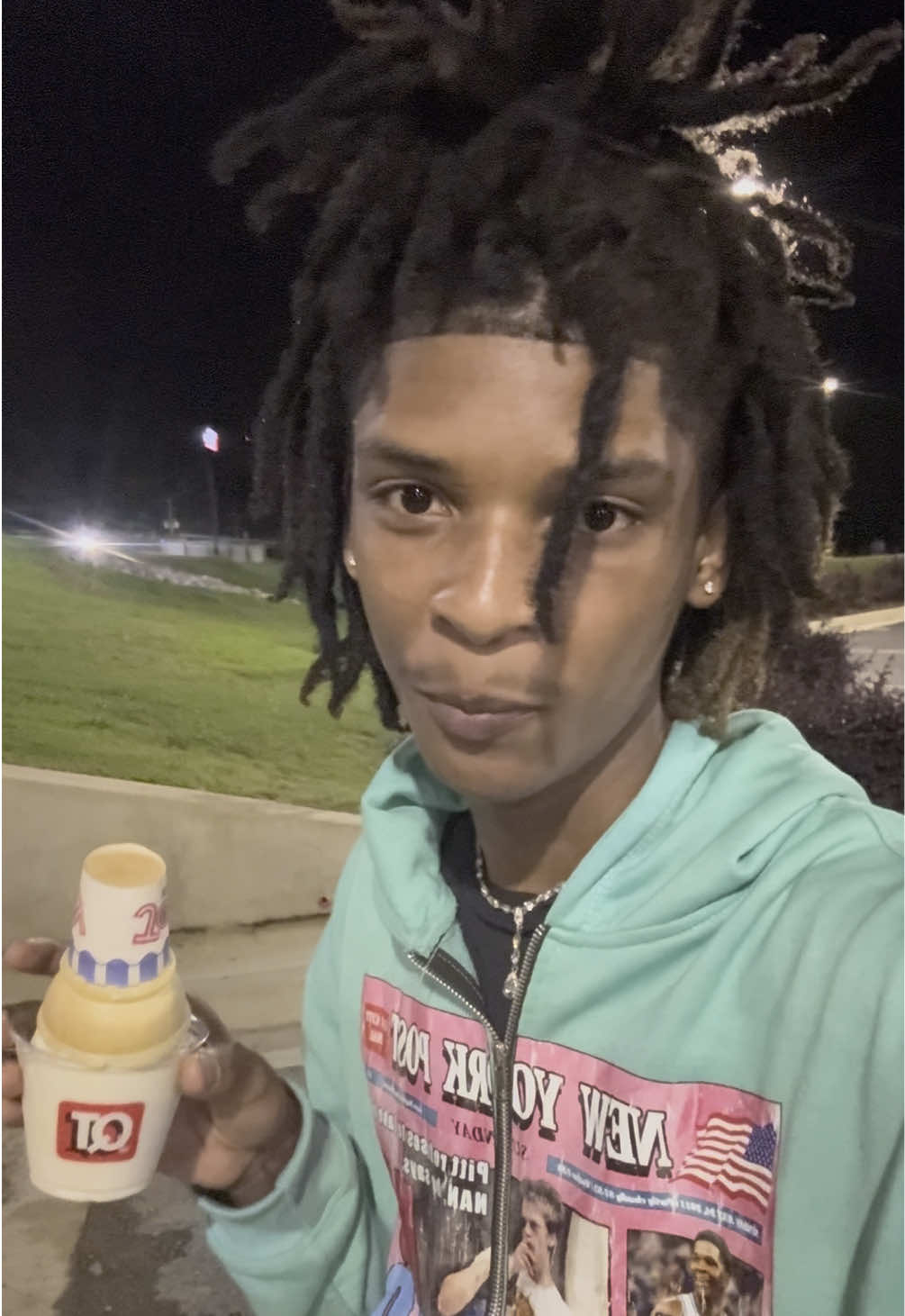 A post by @64krazy on TikTok caption: Gas station Icecream with the smacked bro.. #fyp #foryoupage #viral #icecream #gas 