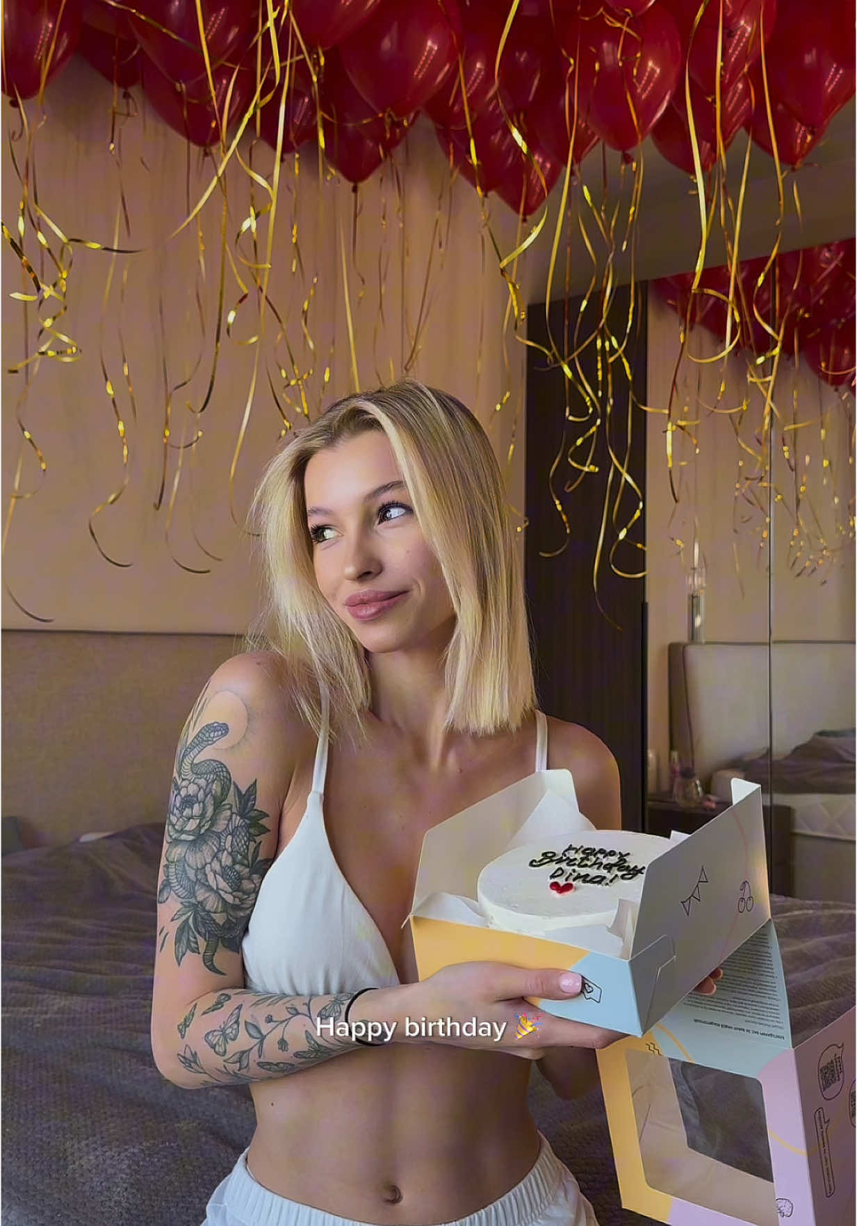 A post by @mirnaya_ru on TikTok caption: Happy birthday 🎊 
