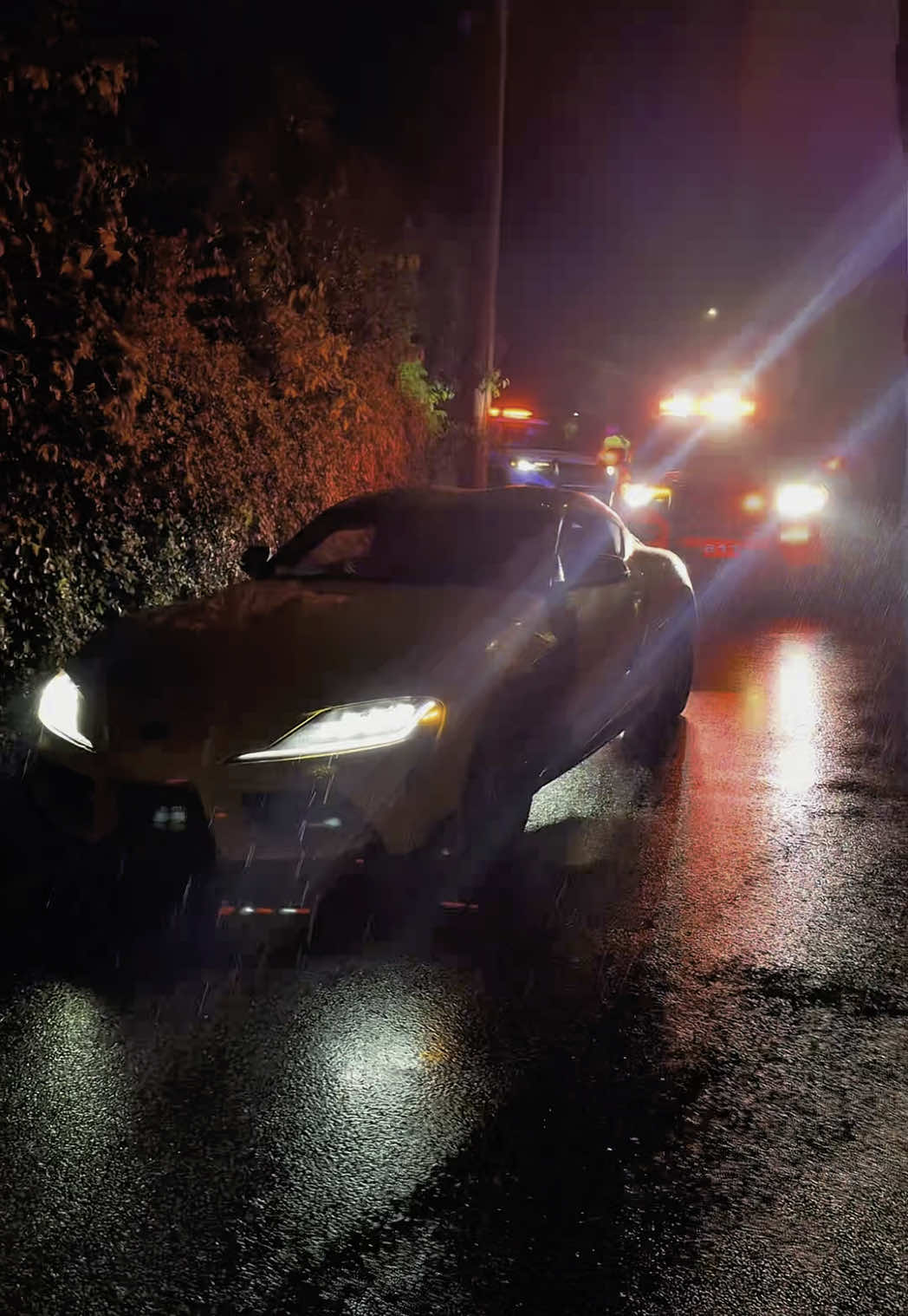 A post by @gazirifat30 on TikTok caption: they gave me $1400 ticket😥  #pullover #cops #nassucounty #seecliffbeech #newyork #mk5 #rairynight 