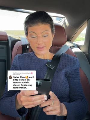 A post by @sahra.wagenknecht on TikTok caption: Antwort auf @Aylin 🌸 #sahrawagenknecht #bsw 