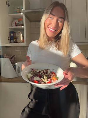 A post by @charlotteemilyspencer on TikTok caption: Another day another salad 🥗 🥚 🍖 🍅 🧅 #cleaneating #salad #egg #ham #healthy #ibizabod #holiday #singlelife #mumsoftiktok #singlemum #friday #friyay #weekend #viral 