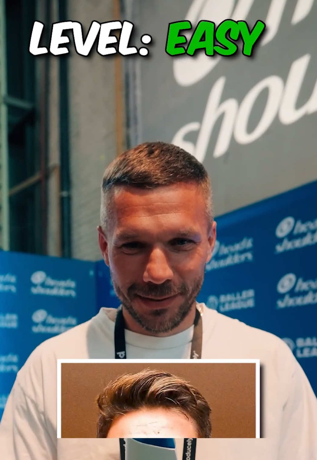 A post by @oussifooty on TikTok caption: Podolski knows his teammates😌 @Head & Shoulders #football #soccer #podolski 