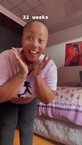 A post by @khanyisa_jaceni on TikTok caption: Countdown went like this#BOTTOMLINE #pregnancy #3rdtrimester 
