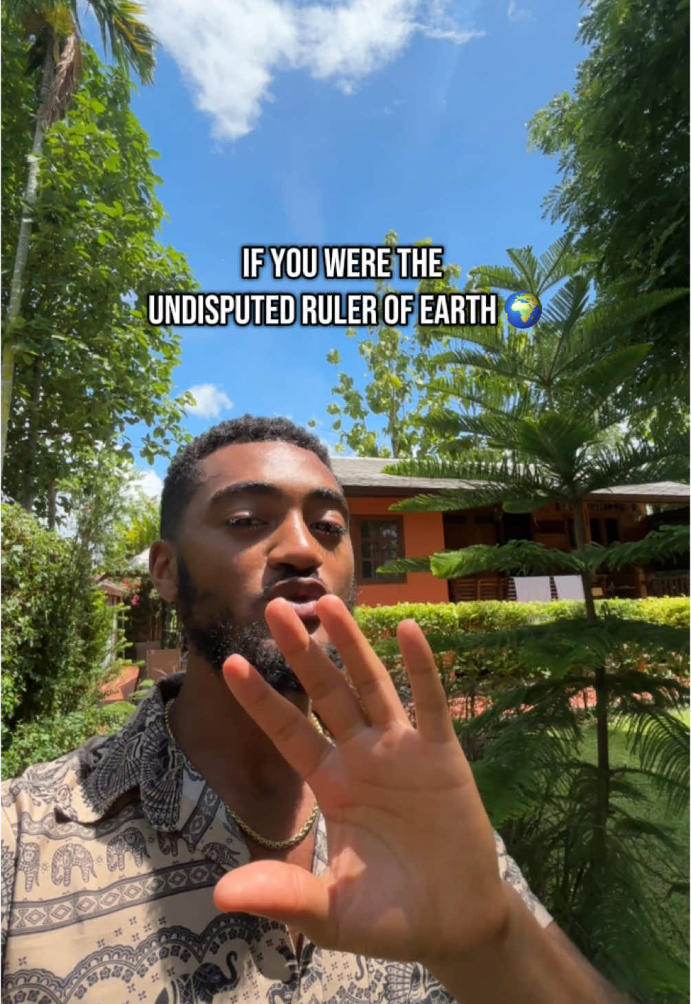 A post by @jaykaizen on TikTok caption: What’s your 1 rule, world leader?  #question #stitch 