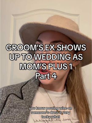 A post by @partyplanningbychrista on TikTok caption: Replying to @MiMi Gibson Part 4 Groom’s Ex-girlfriend Shannon shows up to wedding as his mom’s plus 1👀🫣    #bride #bridetobe #bridal #engaged #funnyskits #dramaskits #contentwriter #familyskits #storyteller #wedding #weddingplanner #weddingcontent #weddingtiktok #weddingday #weddingdress #weddingtok #bridetok #brideandgroom #weddingvibes #weddingplanning #weddingcontentcreator  