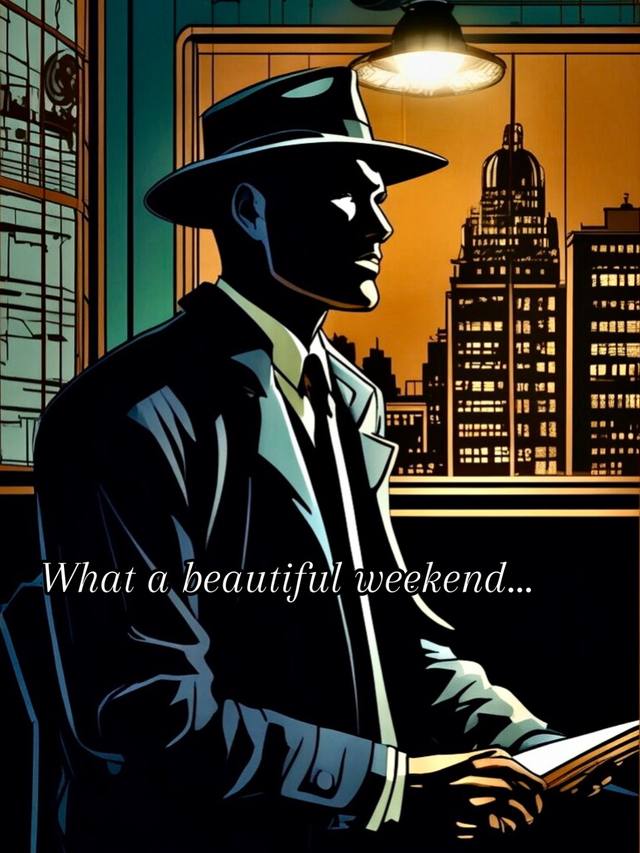 A post by @myrmidonu on TikTok caption: Local authorities are still investigating the emergence of a strange skeletal figure, if you have any information please contact the proper authorities… #jazz #jazztok #detectives #filmnoir 