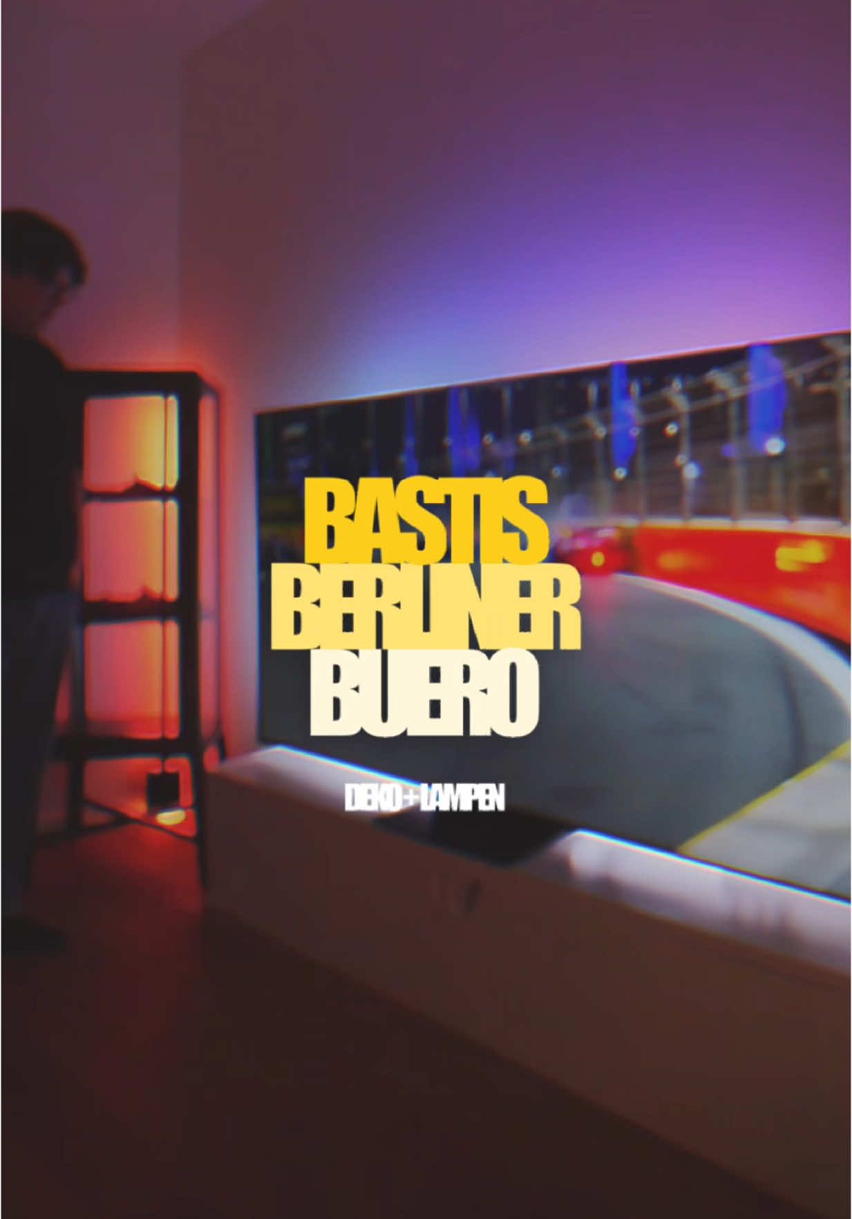 A post by @beac_basti on TikTok caption: Anzeige | 3 mal dürft ihr raten welches wohl das dritte Modell sein wird❓ beat by rrregit #howto #streamingzimmer #büro #beleuchtung #lampen #bastisberlinerbüro #profi #govee #beac_basti #vlog #goveelights