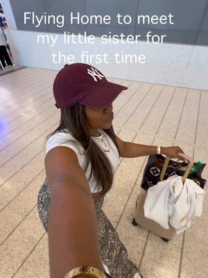 A post by @badbrownskinnn on TikTok caption: Meet my baby sister 💕 I’m obsessed with her already 😭