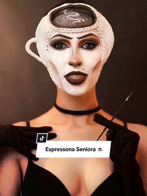 A post by @forsurprise on TikTok caption: ballerina 🩰 or espressona ☕️?  @Kate 💫  #ballerinacappuccina #makeuptiktok #makeupchallenge #italianbrainrot #makeuplook 