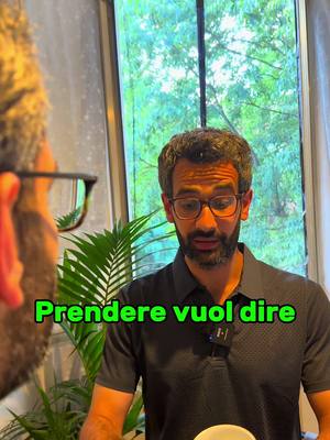 A post by @gemellitaly93 on TikTok caption: Prendere means to have a coffee. What are you doing? Prendere does not mean to steal. Mangiare means to eat food. For example, to eat a pizza. What are you doing? Eat food, not paper. Dormire means to rest, for example, to sleep at home. What are you doing? Sleep at home, not everywhere. Prendere” تعني شرب فنجان قهوة. ماذا تفعل؟ “Prendere” لا تعني السرقة. “Mangiare” تعني أكل الطعام. على سبيل المثال، أكل بيتزا. ماذا تفعل؟ كُل الطعام، لا الورق. “Dormire” تعني الراحة، مثلاً النوم في المنزل. ماذا تفعل؟ نم في المنزل، لا في كل مكان