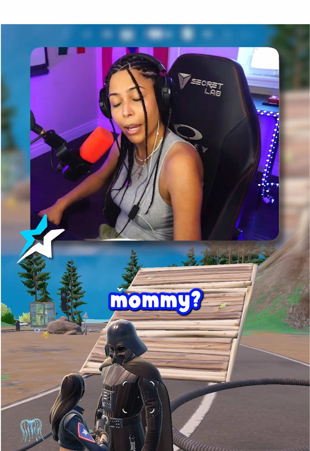 A post by @chica on TikTok caption: “Call Me mommy” 😳 #fortnite #fyp #trending #viral #gaming 