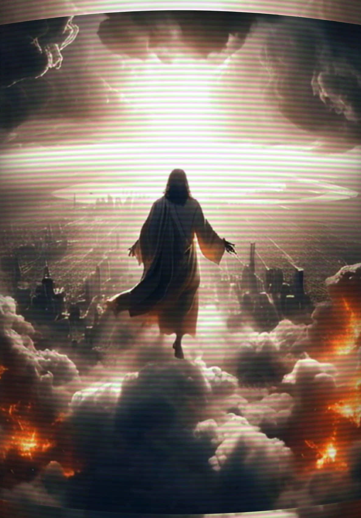 A post by @godsgospeldaily on TikTok caption: A day is coming where EVERYONE on the face of this earth will be under Jesus’s foot WATCHING him return. Revelation 1:7 Behold, he cometh with clouds; and every eye shall see him, and they also which pierced him: and all kindreds of the earth shall wail because of him. Even so, Amen.  Credit: Pastor Phillip Anthony Mitchell / 2819 Church #jesuschrist #jesus #phillipamitchell #2819church #christian #christianity #christiantiktok #phillipamitchell #phillipanthonymitchell #2819church