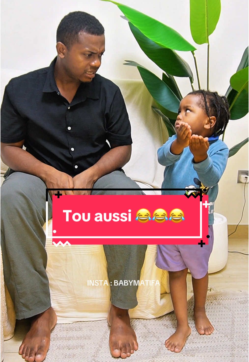A post by @mati_fa on TikTok caption: Chacun son talent 😂😂 @Family Luke @Rudeboy @Francis Zavier Ngannou #matifa #matifamily #funny #babyluke #dxb #funnyfamily 