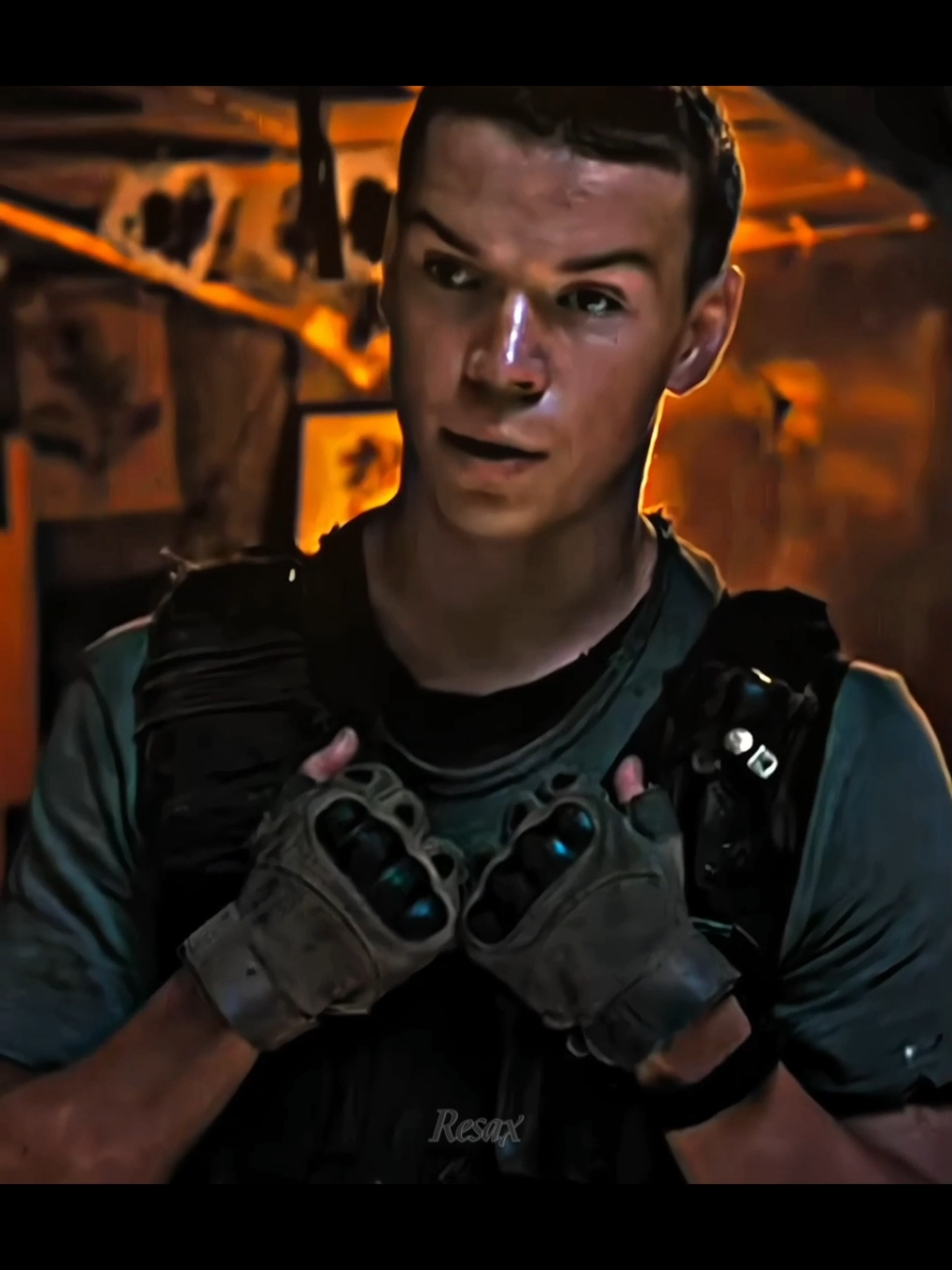 A post by @buritok_ on TikTok caption: Gally manages to surprise them with his mask #mazerunner #thomas #gally #minho #newt #thomasmazerunner #stiles #teenwolf #stilesstilinski #dylanobrien 