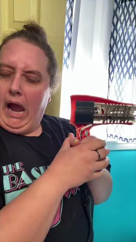 A post by @christines_snaps on TikTok caption: “Atleast my scalp wasn’t melting”😳😅 #christinessnaps #broken #hairdryer #bathroom 