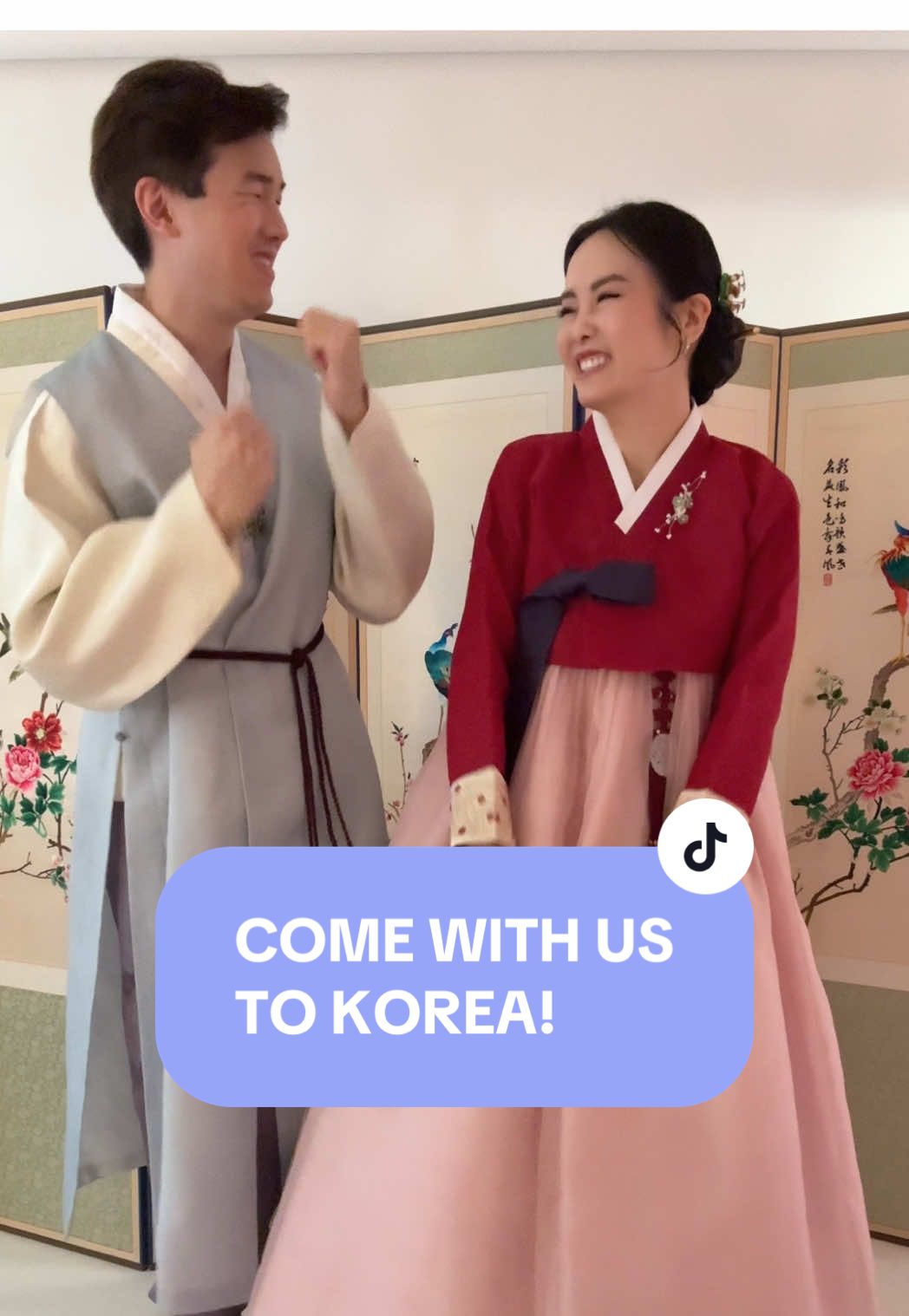 A post by @ongsquad on TikTok caption: Come with us to Korea! Join Kevin and me on an 8-day tour of South Korea this November. We’ll be visiting famous historical sites, including many featured in our favorite K-dramas. We’ll be indulging in K-Beauty treatments for the ultimate self-care experience and did I mention the food?? Price includes everything except flights. Come hang out with us in Korea! #TravelKorea #VisitSeoul #KdramaLover #Kbeauty @Noona’s Noonchi 