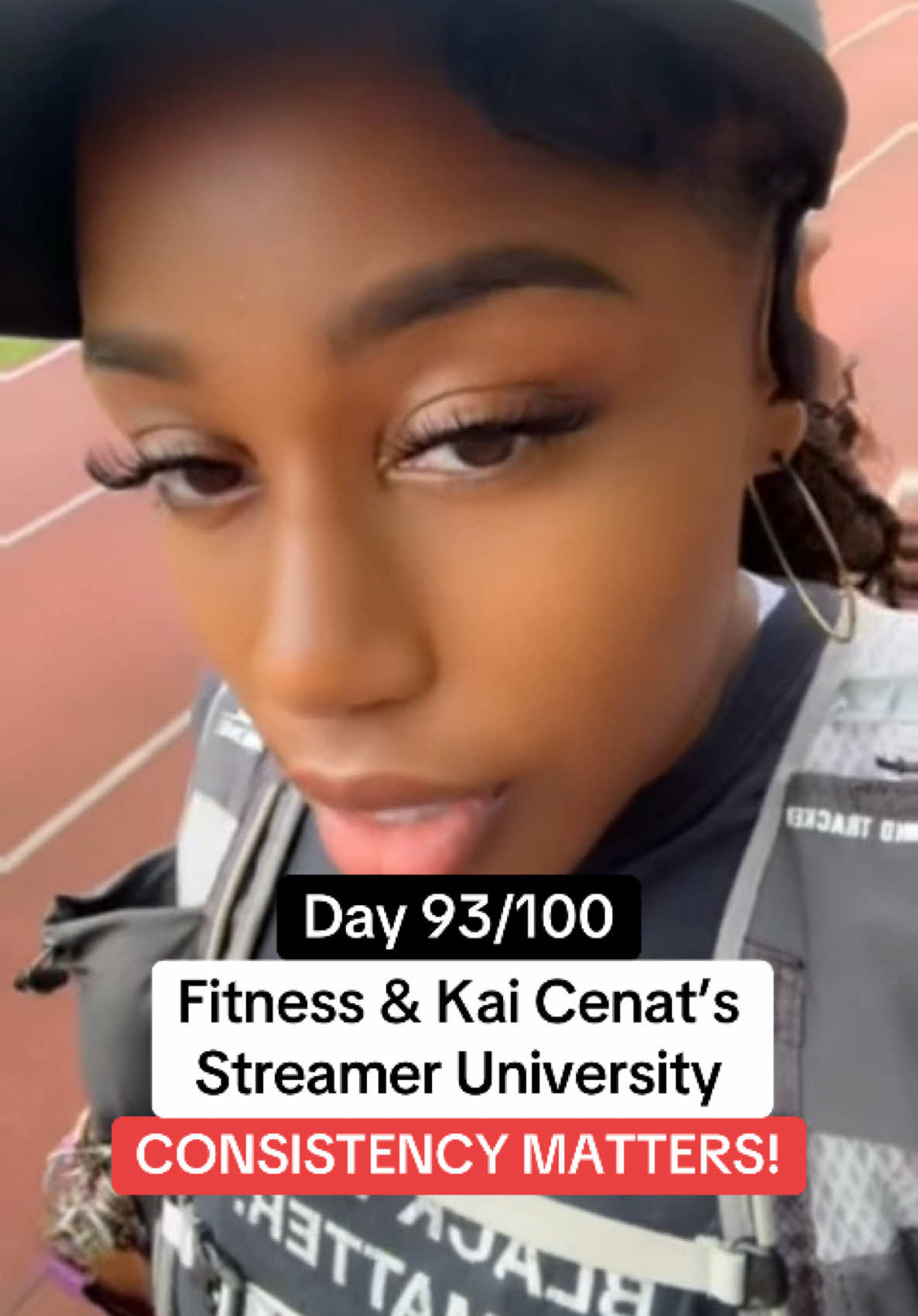A post by @iamtrinitij on TikTok caption: Consistency and discipline matters! #trinitij #streameruniversity #kaicenat #fitness #gymtok #gymlife