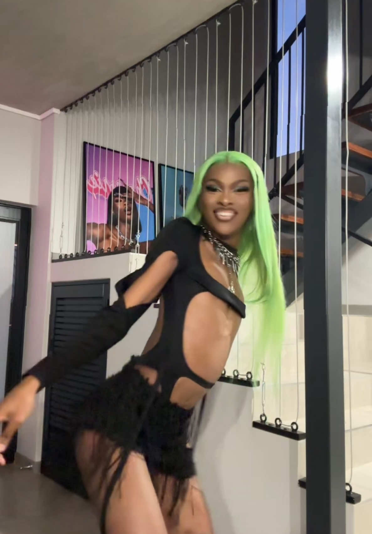 A post by @itskamo_ww on TikTok caption: SLIME💚✅