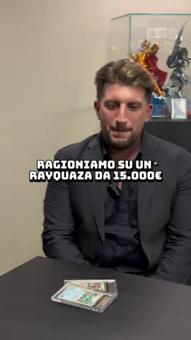 A post by @granmaestro_sowe on TikTok caption: Un’altra carta molto interessante, 26.000€ di iva pagata in questi giorni e altri acquisti grossi, riusciró a fare un offerta? Complimenti a @PokeNox323 @Bro2Store e @Nickcardstore per promuovere live legali in Italia e lasciare poco spazio agli evasori e privati 💪 sto imparando molto da loro   #pokemon #rayquazagoldstar #rayquaza #pokemonitalia #goldstar #trattative #collezione #collezionismo #collezionismopokemon 